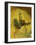 Angel with Sword and Shield, from the Fall of the Rebel Angels, Fresco, Grand Staircase (Detail)-Giambattista Tiepolo-Framed Giclee Print