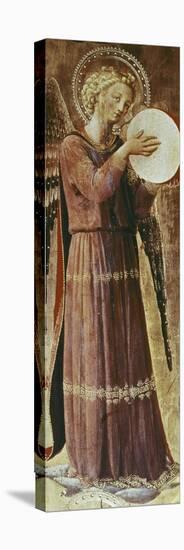 Angel with Tambourine-Fra Angelico-Stretched Canvas