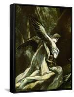 Angel with the Chalice-El Greco-Framed Stretched Canvas