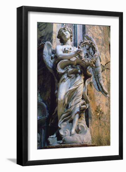 Angel with the Crown of Thorns, 1667-1669-Gian Lorenzo Bernini-Framed Photographic Print