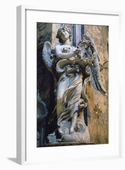 Angel with the Crown of Thorns, 1667-1669-Gian Lorenzo Bernini-Framed Photographic Print