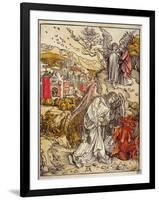 Angel with the Key of the Abyss, 1498-Albrecht Dürer-Framed Premium Giclee Print