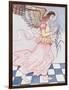Angel with Tiger Lily, 1995-Gillian Lawson-Framed Giclee Print