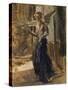 Angel-Fritz von Uhde-Stretched Canvas