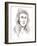 Angela Carter, English novelist and journalist; caricature-Neale Osborne-Framed Giclee Print