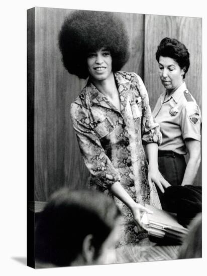 Angela Davis (B1944) American Black Activist, Here in 1972 During Her Trial-null-Stretched Canvas