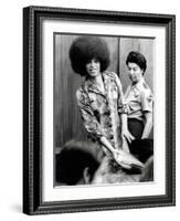 Angela Davis (B1944) American Black Activist, Here in 1972 During Her Trial-null-Framed Photo