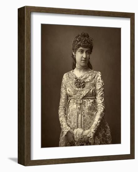 Angela Fenton, British Actress, 1887-Ernest Barraud-Framed Photographic Print