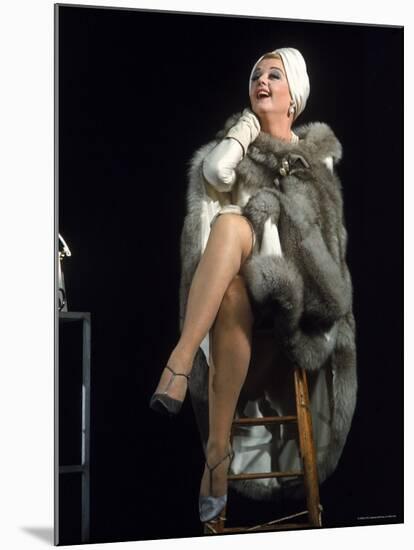 Angela Lansbury in Role of Mame-Bill Ray-Mounted Premium Photographic Print