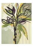 Blooms in Shamrock Grey-Angela Maritz-Stretched Canvas