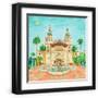 'Hearst Castle Mini' Poster - Angela Staehling | AllPosters.com