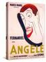Angele, French poster art, Fernandel, 1934-null-Stretched Canvas