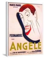 Angele, French poster art, Fernandel, 1934-null-Framed Art Print