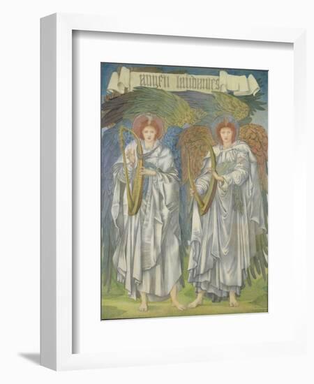 Angeli Laudantes-Edward Burne-Jones-Framed Giclee Print