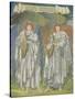 Angeli Laudantes-Edward Burne-Jones-Stretched Canvas