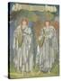 Angeli Laudantes-Edward Burne-Jones-Stretched Canvas