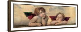 Angeli - Madonna Sistina-Raffaello Sanzio-Framed Premium Giclee Print