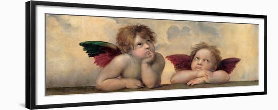 Angeli - Madonna Sistina-Raffaello Sanzio-Framed Premium Giclee Print