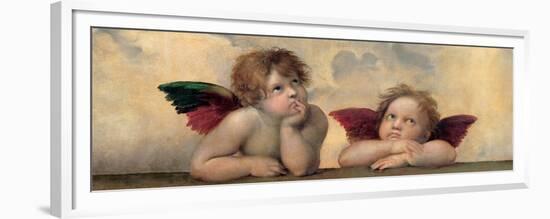 Angeli - Madonna Sistina-Raffaello Sanzio-Framed Premium Giclee Print