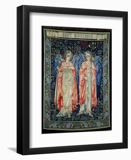 Angeli Ministrantes, 1894 (Tapestry)-Edward Burne-Jones-Framed Giclee Print