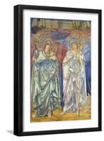Angeli Ministrantes (Design for a Window in Salisbury Cathedral)-Edward Burne-Jones-Framed Giclee Print