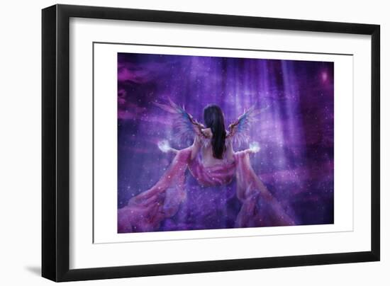 Angelic Blessing-null-Framed Art Print