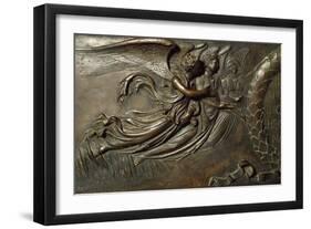 Angelic Figures, Detail of Front Facade of San Zenobi's Tomb-Lorenzo Ghiberti-Framed Giclee Print