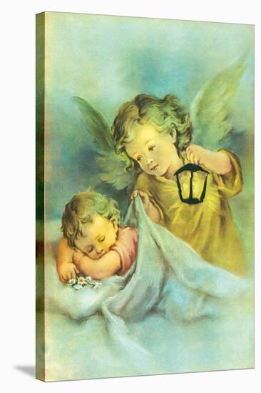 Angelic Slumber I-The Victorian Collection-Stretched Canvas