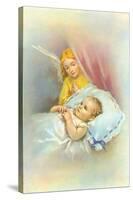 Angelic Slumber II-The Victorian Collection-Stretched Canvas