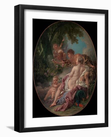 Angelica and Medoro, 1763-Francois Boucher-Framed Giclee Print