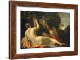 Angelica and Medoro, c.1630-Jacques Blanchard-Framed Giclee Print