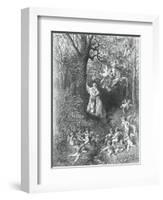 Angelica and Medoro, from the Frenzy of Orlando-Gustave Doré-Framed Giclee Print