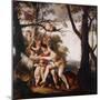 Angelica and Medoro (Oil on Canvas)-Laurent de La Hyre-Mounted Giclee Print