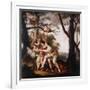 Angelica and Medoro (Oil on Canvas)-Laurent de La Hyre-Framed Giclee Print