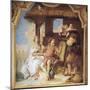 Angelica and Medoro Taking Leave of Peasants-Giambattista Tiepolo-Mounted Giclee Print