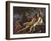 Angelica and Medoro-Sebastiano Ricci-Framed Giclee Print