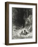 Angelica Comforts Sacripante, from the Frenzy of Orlando-Paul Jonnard-Framed Giclee Print