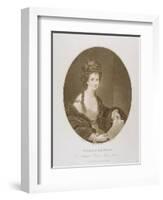 Angelica Kauffman, after Reynolds, 1780 (Stipple Engraving)-Francesco Bartolozzi-Framed Giclee Print