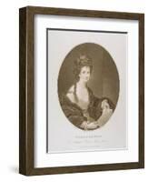 Angelica Kauffman, after Reynolds, 1780 (Stipple Engraving)-Francesco Bartolozzi-Framed Premium Giclee Print