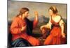 Angelica Kauffman Christ and the Samaritan Woman Art Print Poster-null-Mounted Poster