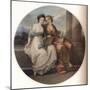 Angelica Kauffmann in the Character of Design listening to the Inspiration of Poetry, 1782, (1921)-Thomas Burke-Mounted Giclee Print