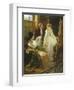 Angelica Kauffmann Visits Mr. Reynolds' Studio-Margaret Isabel Dicksee-Framed Giclee Print