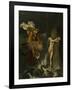 Angelica Saved by Ruggiero, 1819-1839-Jean-Auguste-Dominique Ingres-Framed Giclee Print