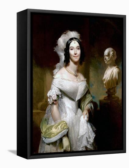Angelica Singleton Van Buren (Mrs. Abraham Van Buren)-Henry Inman-Framed Stretched Canvas