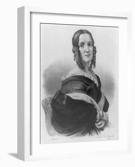 Angelica Van Buren, 1842-American School-Framed Giclee Print