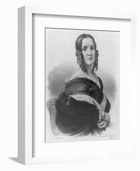 Angelica Van Buren, 1842-American School-Framed Giclee Print