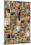 Angelico (Angel) - Art Collage Poster-null-Mounted Poster