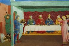 Decollation of the Baptist and Herod's Feast-Angelico & Strozzi-Stretched Canvas