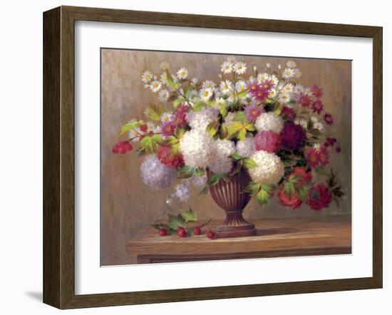 Angelina's Flowers I-Welby-Framed Art Print