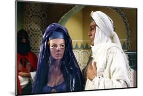 ANGELIQUE and LE SULTAN, 1968 directed by BERNARD BORDERIE Michele Mercier and Jean-Claude Pascal (-null-Mounted Photo